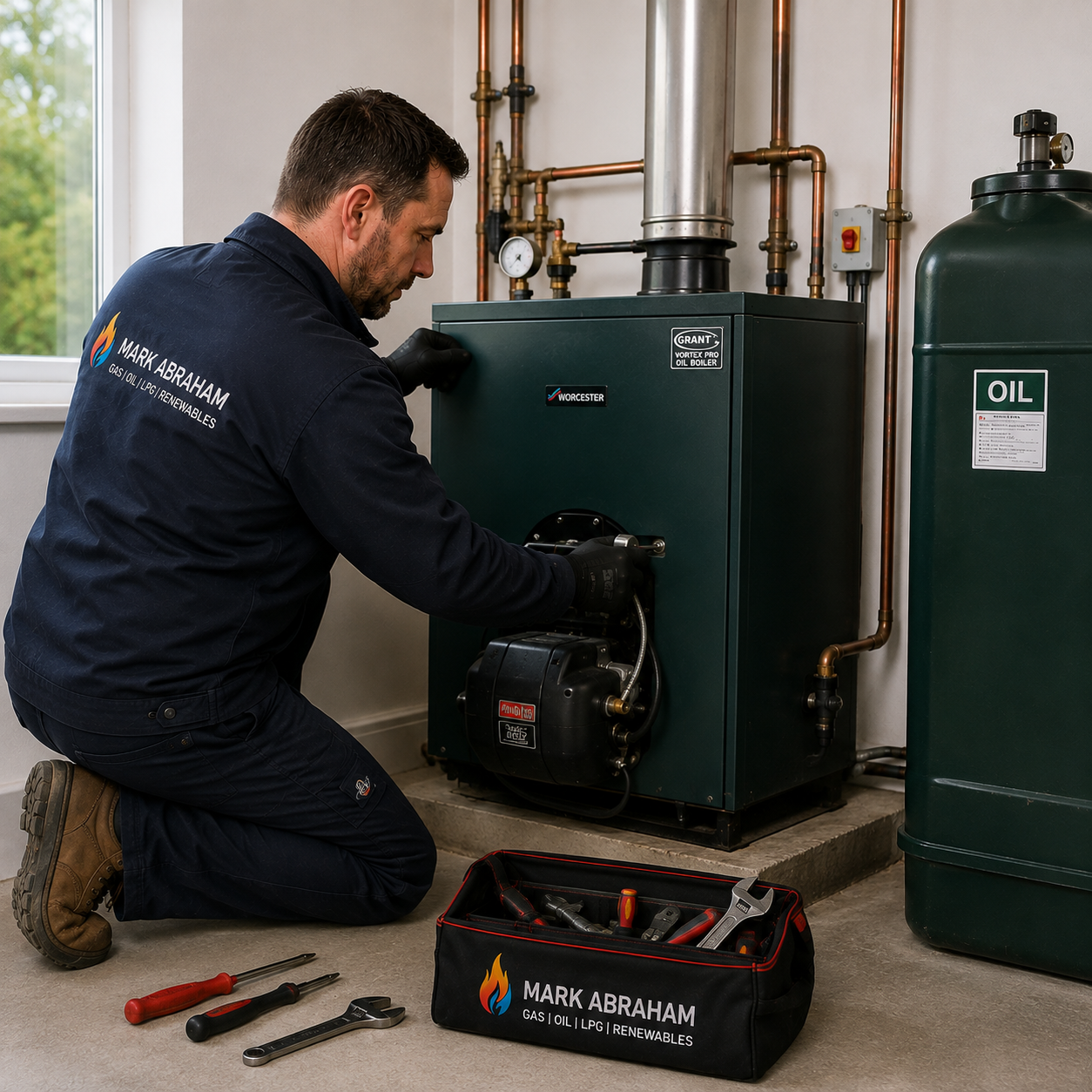 Mark Abraham Gas - Installing Oil Boiler